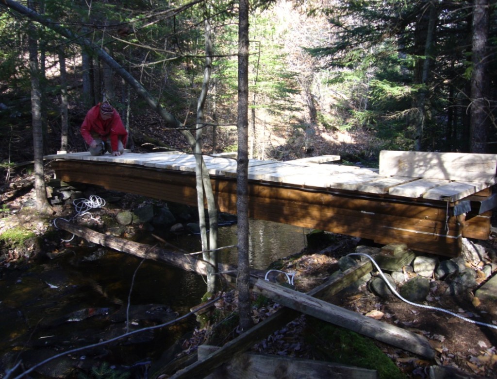 Ralph on Kidder Brook Bridge